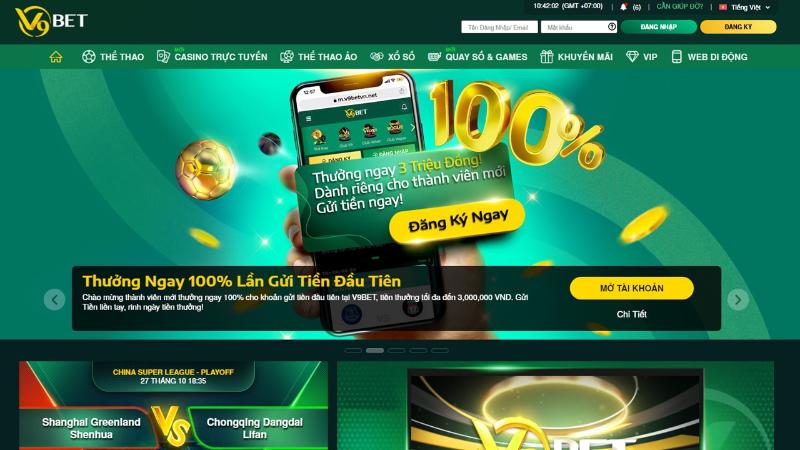 Sản phẩm và dịch vụ tại SBOBET V9bet